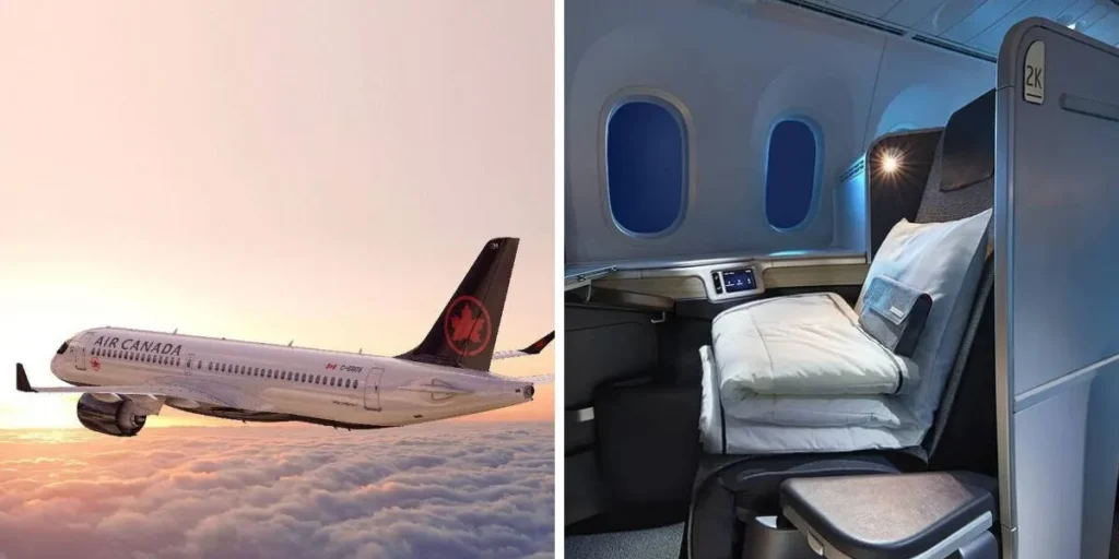 Upgrade to Business Class on Air Canada